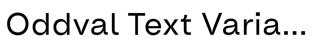 Oddval Text Variable